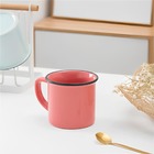 Caneca Esmaltada 150ml 6cm Vermelha | Art House